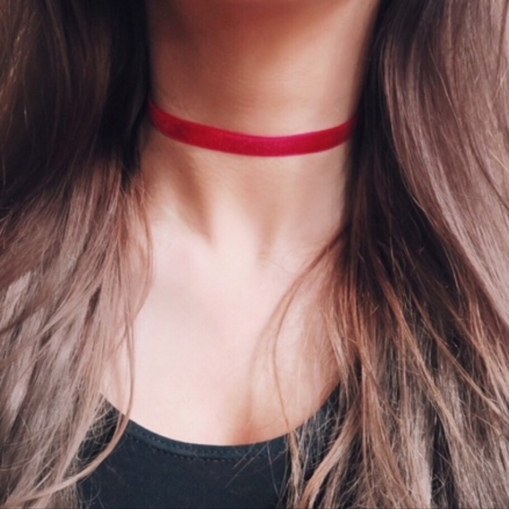 Velvet choker necklace ❤️